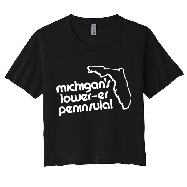 Michigans LowerEr Peninsula Apparel Crop Top