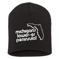 Michigans LowerEr Peninsula Apparel Short Acrylic Beanie