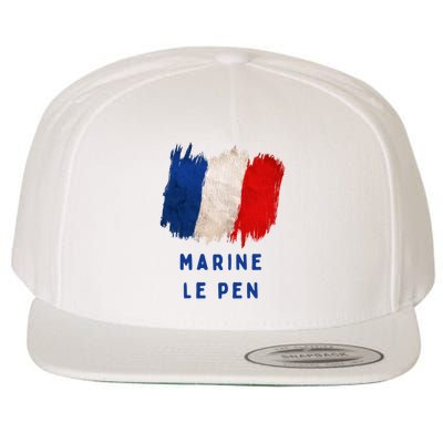 Marine Le Pen France Wool Snapback Cap