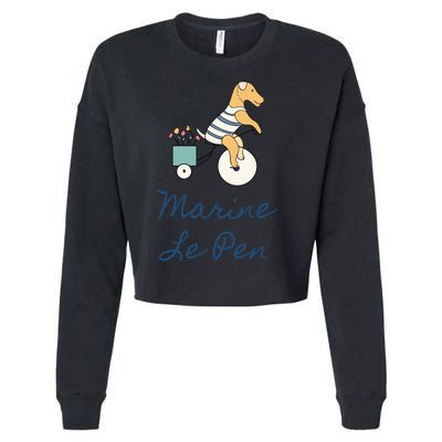 Marine Le Pen France Cropped Pullover Crew