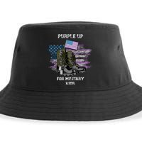 Military lovers Purple Up For Military Month Sustainable Bucket Hat