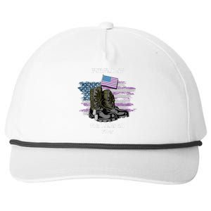 Military lovers Purple Up For Military Month Snapback Five-Panel Rope Hat