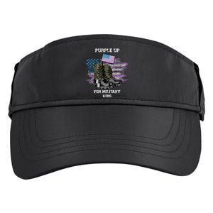 Military lovers Purple Up For Military Month Adult Drive Performance Visor