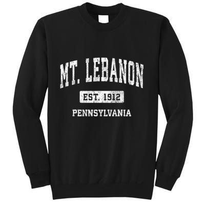Mt. Lebanon Pennsylvania Pa Vintage Athletic Sports Sweatshirt