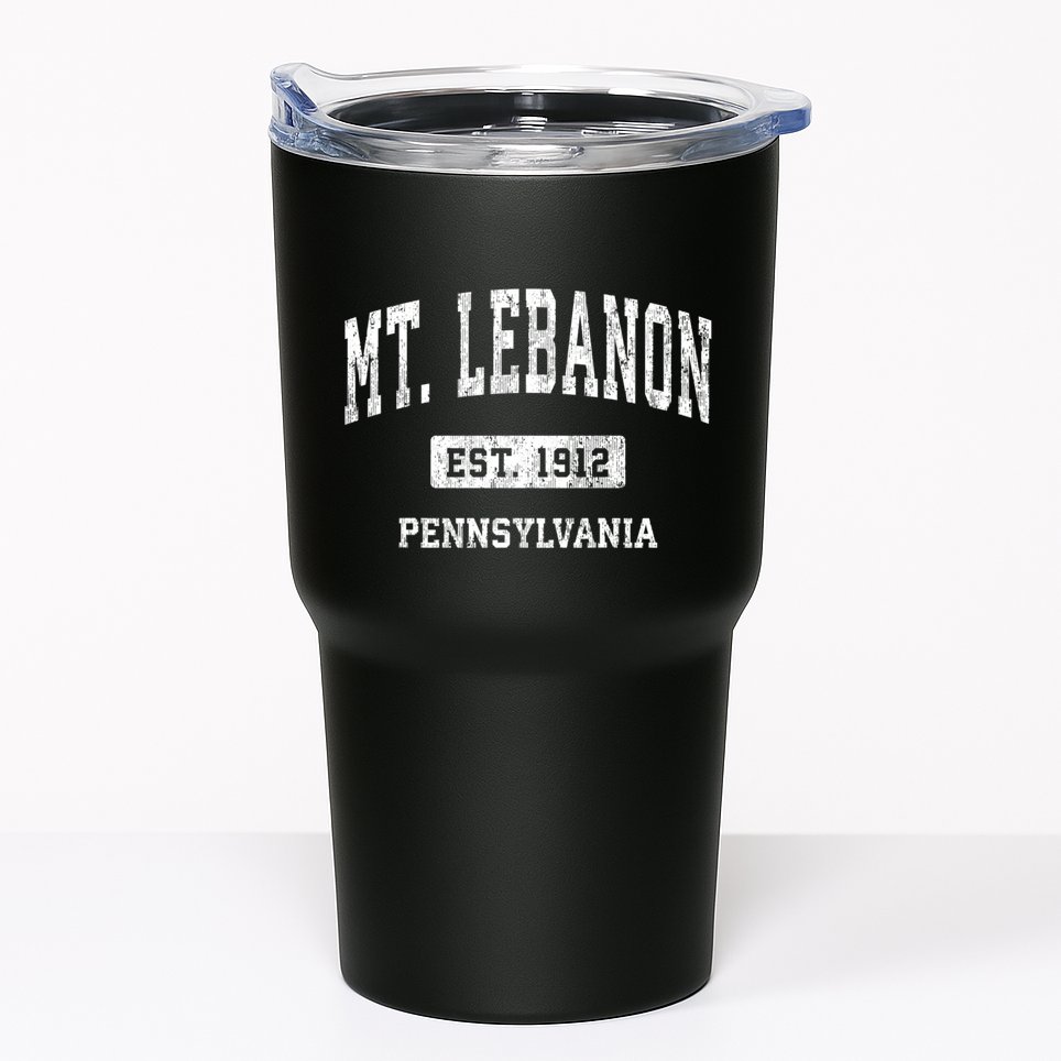 Mt. Lebanon Pennsylvania Pa Vintage Athletic Sports Tumbler