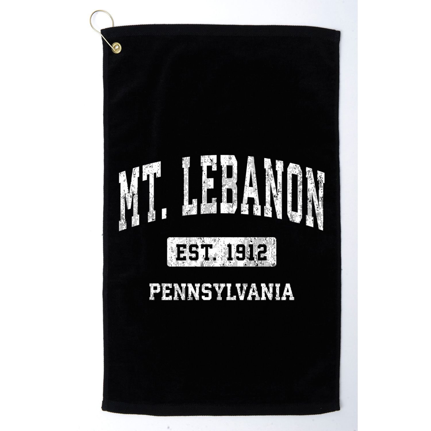 Mt. Lebanon Pennsylvania Pa Vintage Athletic Sports Golf Towel