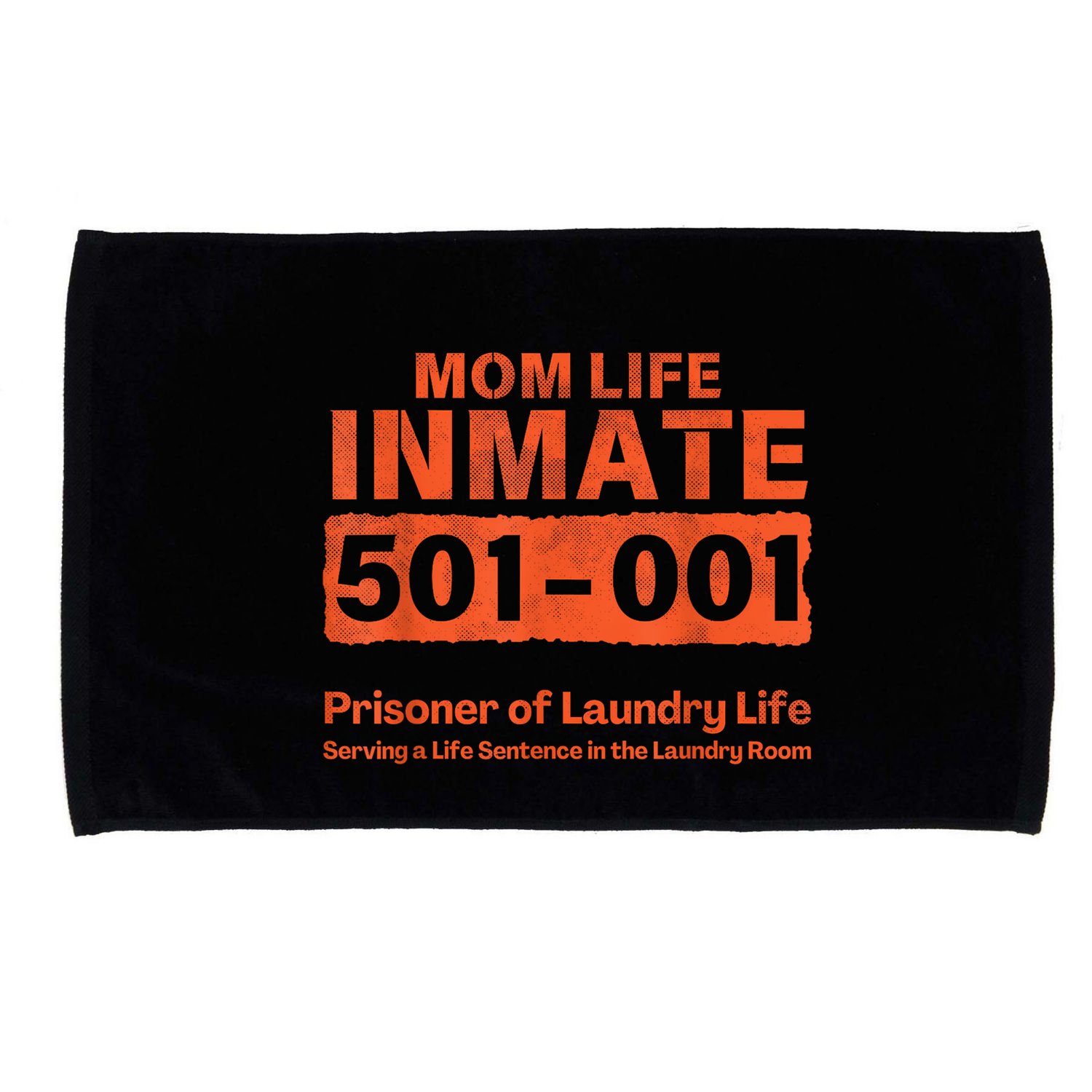 Mom Life Prisoner Inmate Funny Jail Halloween Costume Microfiber Hand Towel
