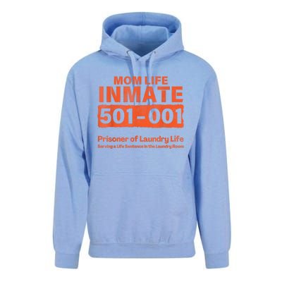 Mom Life Prisoner Inmate Funny Jail Halloween Costume Unisex Surf Hoodie