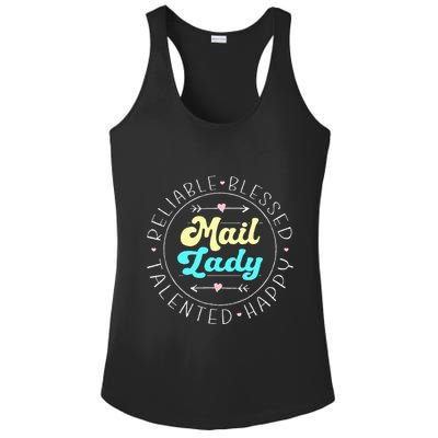 Mail Lady Postal Worker Ladies PosiCharge Competitor Racerback Tank