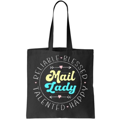 Mail Lady Postal Worker Tote Bag