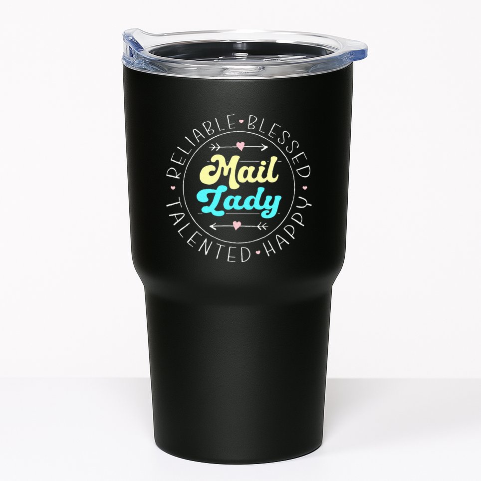 Mail Lady Postal Worker Tumbler