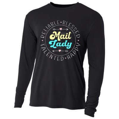 Mail Lady Postal Worker Cooling Performance Long Sleeve Crew