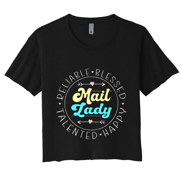 Mail Lady Postal Worker Crop Top