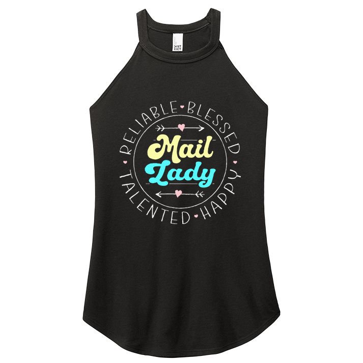 Mail Lady Postal Worker Women's Perfect Tri Rocker Tank