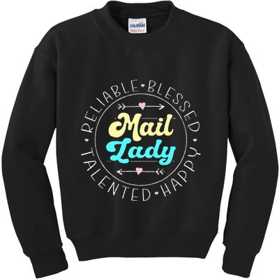 Mail Lady Postal Worker Kids Sweatshirt
