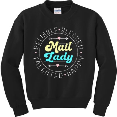 Mail Lady Postal Worker Kids Sweatshirt