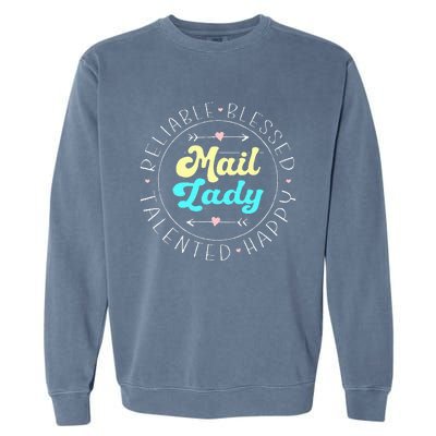 Mail Lady Postal Worker Garment-Dyed Sweatshirt