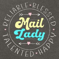Mail Lady Postal Worker Cotton Canvas Backpack