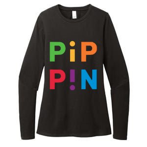 Macintosh Librarian Pip Pin Womens CVC Long Sleeve Shirt