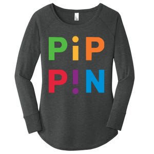 Macintosh Librarian Pip Pin Women's Perfect Tri Tunic Long Sleeve Shirt