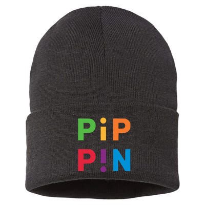 Macintosh Librarian Pip Pin Sustainable Knit Beanie