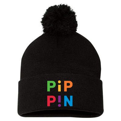 Macintosh Librarian Pip Pin Pom Pom 12in Knit Beanie