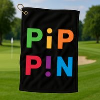 Macintosh Librarian Pip Pin Golf Towel