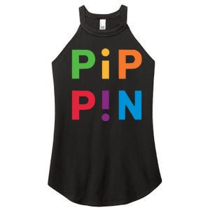 Macintosh Librarian Pip Pin Women's Perfect Tri Rocker Tank