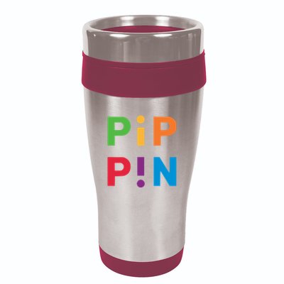 Macintosh Librarian Pip Pin 16oz Travel Tumbler