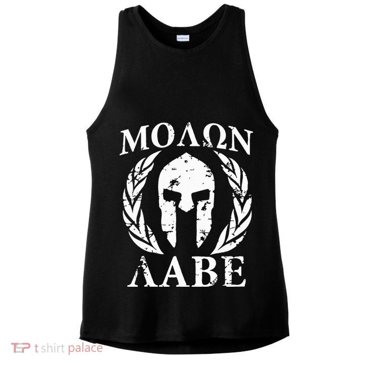 Molon Labe Patriotic Ladies PosiCharge Tri-Blend Wicking Tank