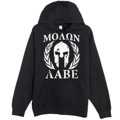 Molon Labe Patriotic Premium Pullover Hoodie