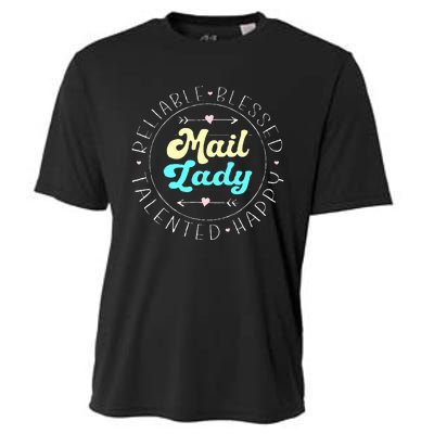 Mail Lady Postal Worker Cooling Performance Crew T-Shirt