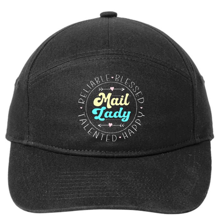 Mail Lady Postal Worker 7-Panel Snapback Hat