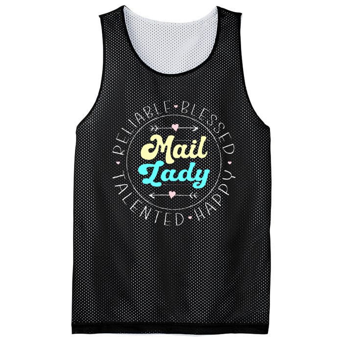 Mail Lady Postal Worker Mesh Reversible Basketball Jersey Tank