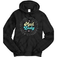 Mail Lady Postal Worker Tie Dye Hoodie