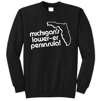 Michigans LowerEr Peninsula Apparel Sweatshirt