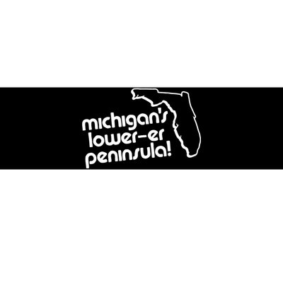 Michigans LowerEr Peninsula Apparel Bumper Sticker