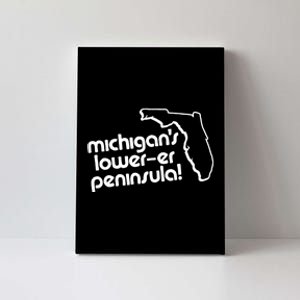 Michigans LowerEr Peninsula Apparel Canvas