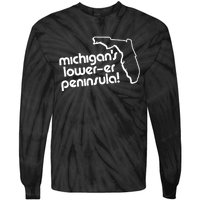 Michigans LowerEr Peninsula Apparel Tie-Dye Long Sleeve Shirt