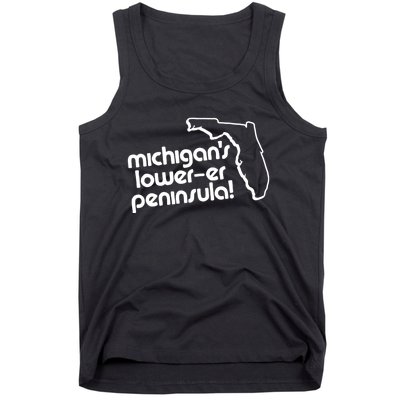 Michigans LowerEr Peninsula Apparel Tank Top