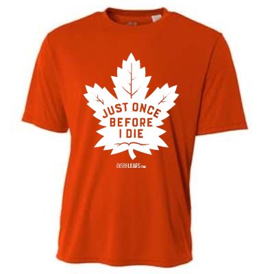 Maple Leafs &Quot;Just Once&quot; Dark Cooling Performance Crew T-Shirt