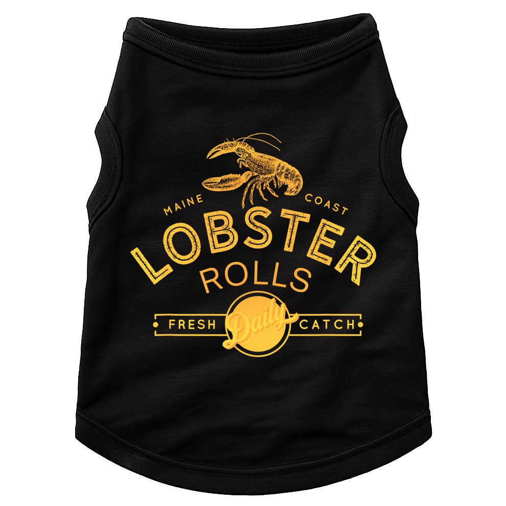 Maine Lobster Roll Vintage Distressed Sea Life Doggie Tank