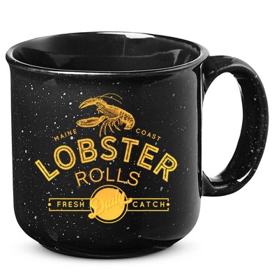 Maine Lobster Roll Vintage Distressed Sea Life 15oz Campfire Ceramic Mug