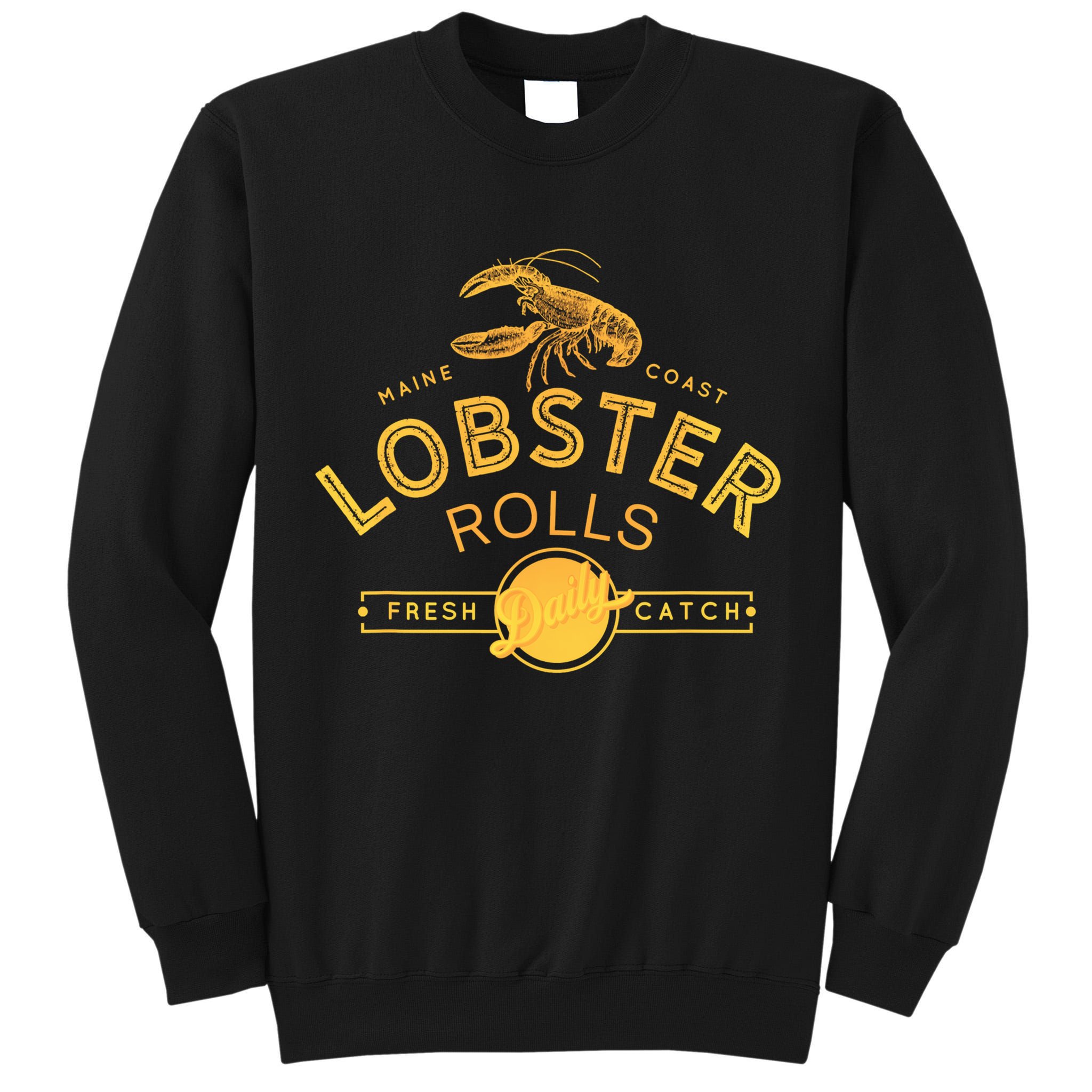 Maine Lobster Roll Vintage Distressed Sea Life Tall Sweatshirt