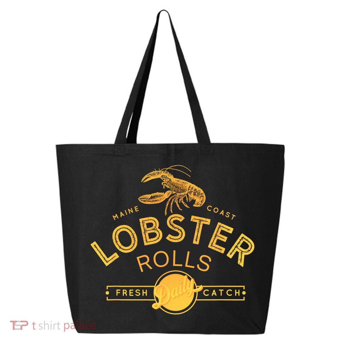 Maine Lobster Roll Vintage Distressed Sea Life 25L Jumbo Tote