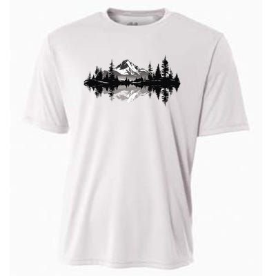 Mountain Landscape Reflection Forest Trees Outdoor Wildlife Cooling Performance Crew T-Shirt