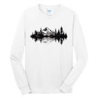 Mountain Landscape Reflection Forest Trees Outdoor Wildlife Tall Long Sleeve T-Shirt