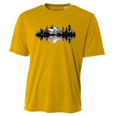 Mountain Landscape Reflection Forest Trees Outdoor Wildlife Cooling Performance Crew T-Shirt