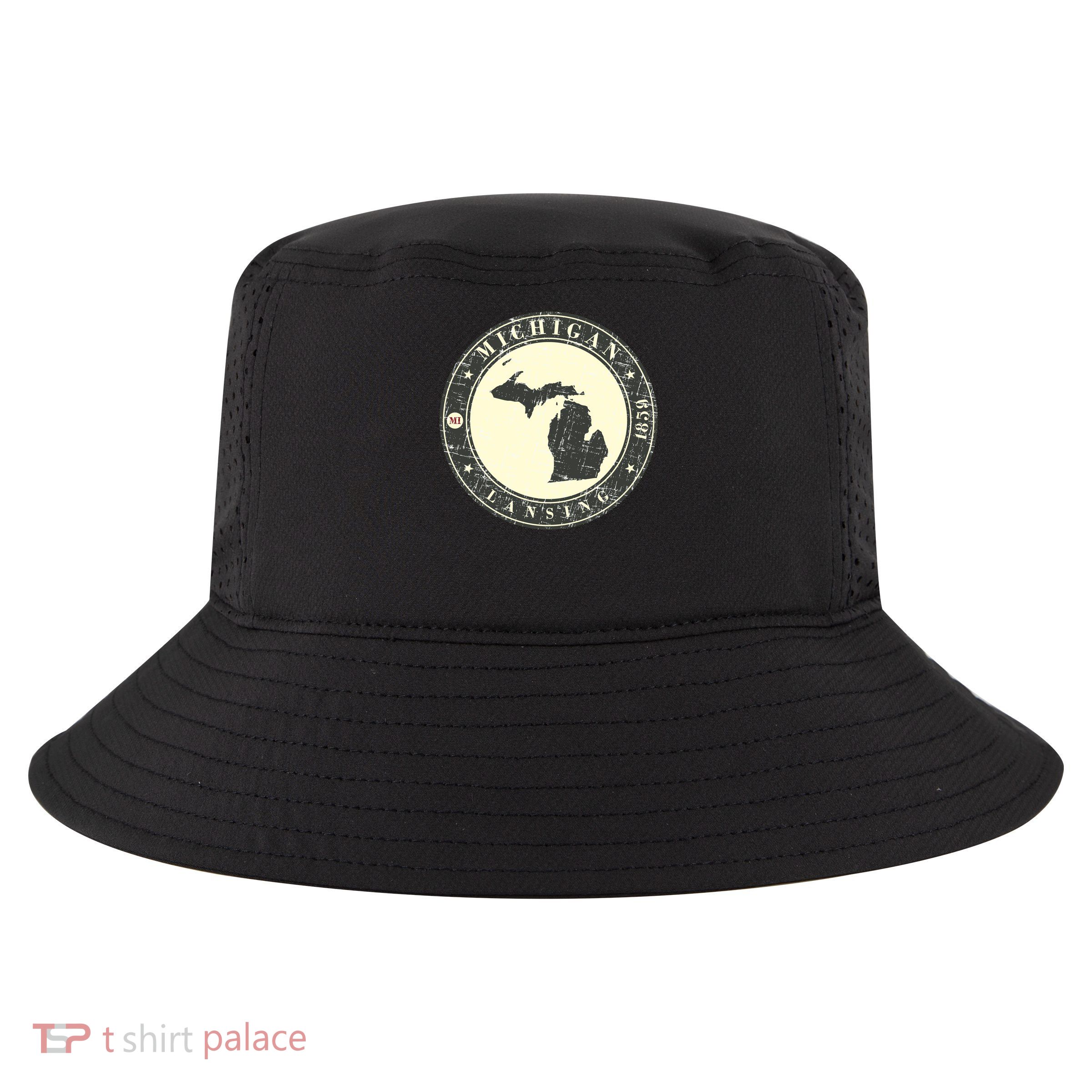 Michigan Lansing Retro Cool Comfort Performance Bucket Hat