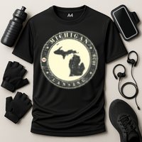 Michigan Lansing Retro Performance Shirt
